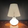 XL Murano Vetri swirl mushroom table lamp Italy 1970s