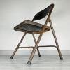 Vintage metal folding chair Italy 1960s