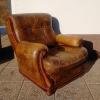 Leather armchair