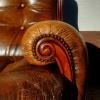 Leather armchair