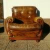 Leather armchair