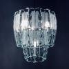 Mid-century art glass chandelier Zero quattro for Fontana Arte Italy 1960s