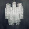 Murano glass chandelier Tronchi by Toni Zuccheri for Venini Italy 1960s