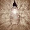 Murano glass pendant lamp Italy 1970s Murano chandelier Mid-century light tinted glass