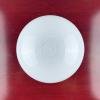 Mid-century white glass ceiling lamp Italy 1970s