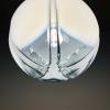Mid-century blue murano pendant lamp Mazzega Italy 1970s