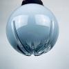 Mid-century blue murano pendant lamp Mazzega Italy 1970s