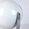 Mid-century white desk lamp Eyeball Italy 60s Retro lighting Space Age Atomic