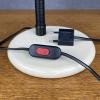 Retro beige desk lamp Italy 1980s Goose table lamp