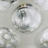 Mid-century sphere ball pendant lamp Italy 1960s Sputnik space age atomic