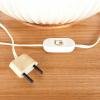 Retro nacre table lamp Jean Marie Italy 1970s Mid-century light