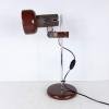 Mid-century desk lamp '80s Yugoslavia retro office lamp Industrial Brown