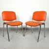 Retro office chair Yugoslavia '80s Orange desk chair