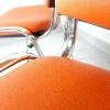 Retro office chair Yugoslavia '80s Orange desk chair