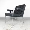 Mid-century lounge chair Austria 80s black retro chair scandinavian style