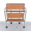 Mid-century folding serving trolley Yugoslavia '60s Modern Serving Trolley Retro bar cart