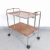 Mid-century folding serving trolley Yugoslavia '60s Modern Serving Trolley Retro bar cart