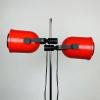 Retro red floor lamp Austria 1990s Mid-century lighting Space age