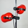 Retro red floor lamp Austria 1990s Mid-century lighting Space age