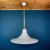 Mid-century murano pendant lamp Italy 1970s Space age Retro lighting