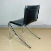 Mid-century black chair JOT by Giotto Stoppino for Acerbis Italy 1970s