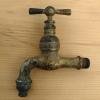 Old copper water tap