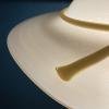 Murano pendant lamp woman's wide-brim-hat Italy 1970s Mid-century italian lighting