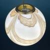 Murano globe pendant lamp Italy 1960s Mid-century modern lighting