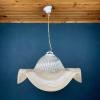 XL murano glass pendant lamp Italy '70s Mid-century modern lighting