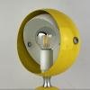 Mid-century yellow desk lamp Eyeball Italy 60s Retro lighting Space Age Atomic