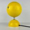 Mid-century yellow desk lamp Eyeball Italy 60s Retro lighting Space Age Atomic