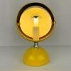 Mid-century yellow desk lamp Eyeball Italy 60s Retro lighting Space Age Atomic