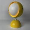 Mid-century yellow desk lamp Eyeball Italy 60s Retro lighting Space Age Atomic