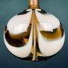 Large murano glass pendant lamp Italy 1960s Mid-century modern Retro lighting