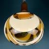 Large murano glass pendant lamp Italy 1960s Mid-century modern Retro lighting