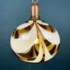 Large murano glass pendant lamp Italy 1960s Mid-century modern Retro lighting