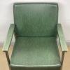Mid-century lounge chair Italy 1980s green retro chair scandinavian style