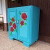Old pine wardrobe