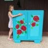 Old pine wardrobe
