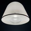 iGuzzini "Kuala" Italian white pendant lamp by Franco BRESCIANI Italy 1970s