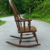 Wooden rocking chair