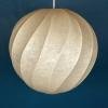 Mid-century cocoon pendant lamp Italy 1960s style Achille Castiglioni