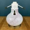 Large Murano Vetri swirl mushroom table lamp Italy 1970s