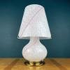 Large Murano Vetri swirl mushroom table lamp Italy 1970s