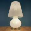 Large Murano Vetri swirl mushroom table lamp Italy 1970s