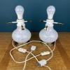Pair of murano table lamps Mushroom Italy 1970s Italian Modern