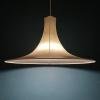 Mid-century large cocoon pendant lamp by Goldkant Leuchten Germany 1970s