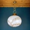 Murano pendant lamp Italy 1960s Mid-century modern lighting