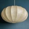 Mid-century large cocoon pendant lamp Italy 1960s