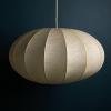 Mid-century large cocoon pendant lamp Italy 1960s